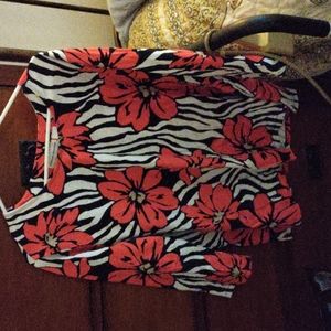 Alfred dunner woman's flower dress shirt size '2x'